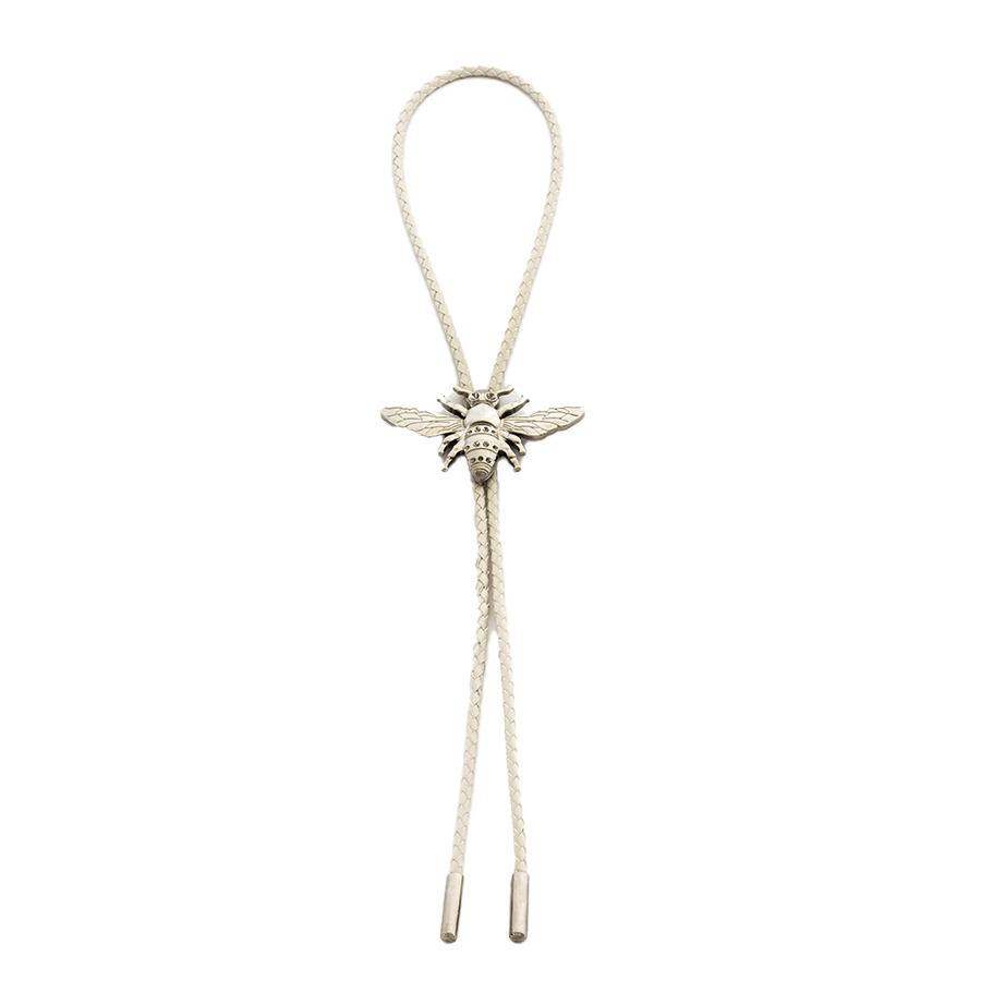 One Bee 003 + Leather Bolo Tie