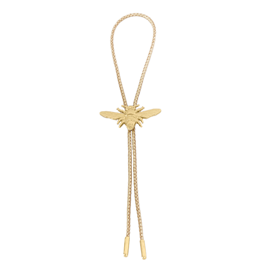 One Bee 003 + Leather Bolo Tie - Image 2