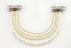 Two Maculi 009 + 4 Strings of Pearls - Silver