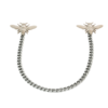 Two Bees 005 + Small Chain - Silver