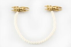 Two Maculi 007 + Small Pearls - Gold
