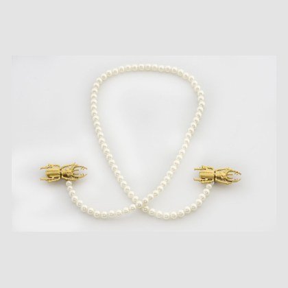 Two Maculi 008 + Small pearls - Gold