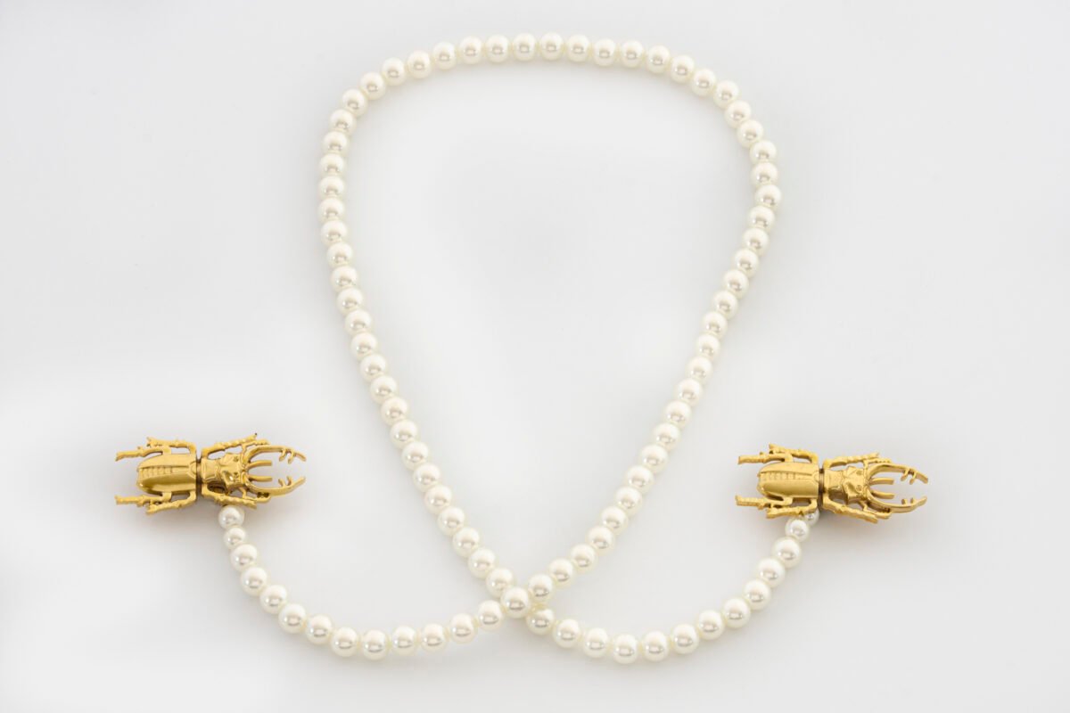 Two Maculi 008 + Small pearls - Gold