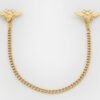 Two Bees 005 + Small Chain - Gold