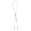 Ivory Bolo Tie, Silver Tip